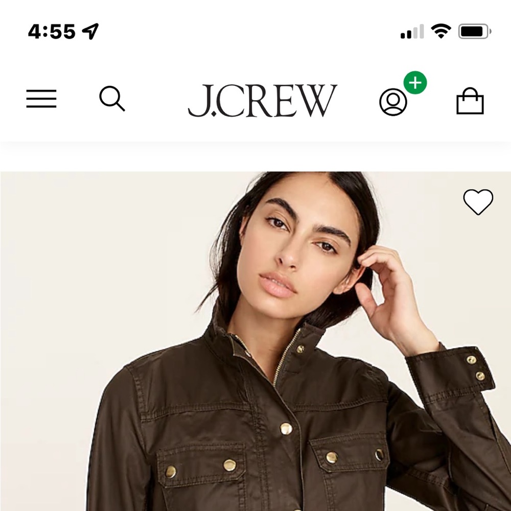 J Crew NWT Reg XXS downtown field jacket - took off tag but never worn